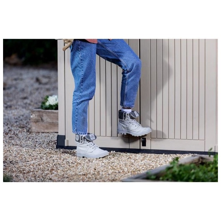 KETER - Coffre de jardin - Multifonctions - avec vérins - 880L- Beige