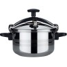 Autocuiseur Kitchen Move - cocotte minute a étrier Ø28cm 16L classique en acier Inox avec panier cuisson