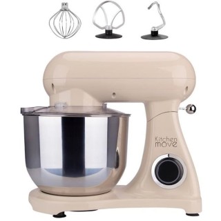 Robot pâtissier multifonction KITCHEN ELTON MOVE BAT-1522 - Ivoire cr