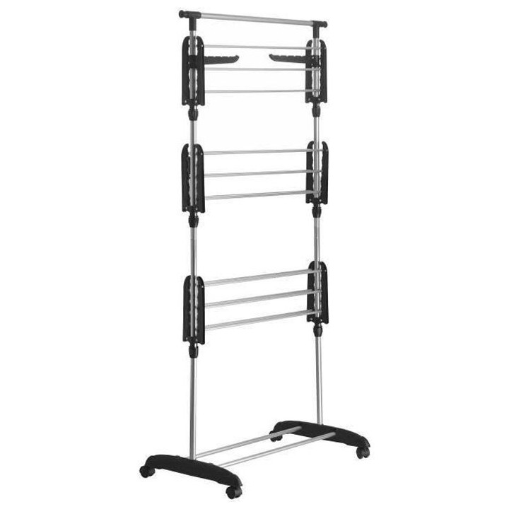 KITCHEN MOVE BAT-IH1 ULTIMA Séchoir a linge - Gris/Noir