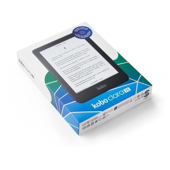 Liseuse KOBO Clara 2E - 6 - 16 Go - Bleu océan