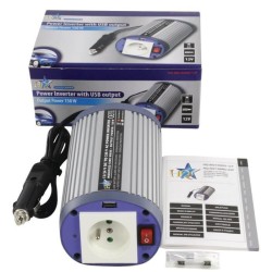 HQ Convertisseur de tension USB 150 W 12 V en 220 V