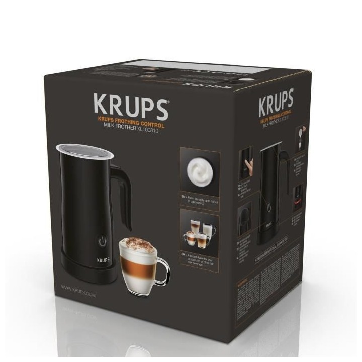 KRUPS XL100810 Mousseur a lait automatique - 2 fonctions mousse et cha