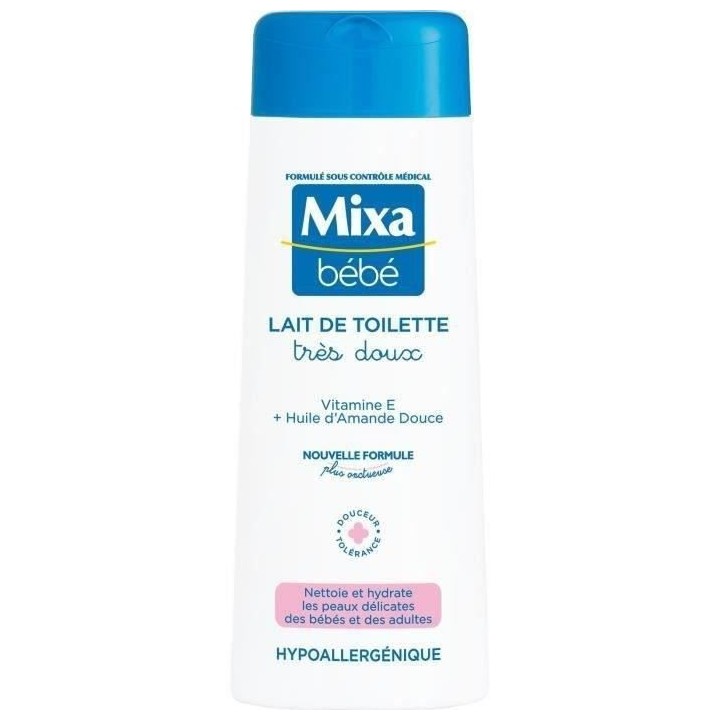 [Lot de 12] MIXA BEBE Lait de Toilette Tres Doux - 250ml