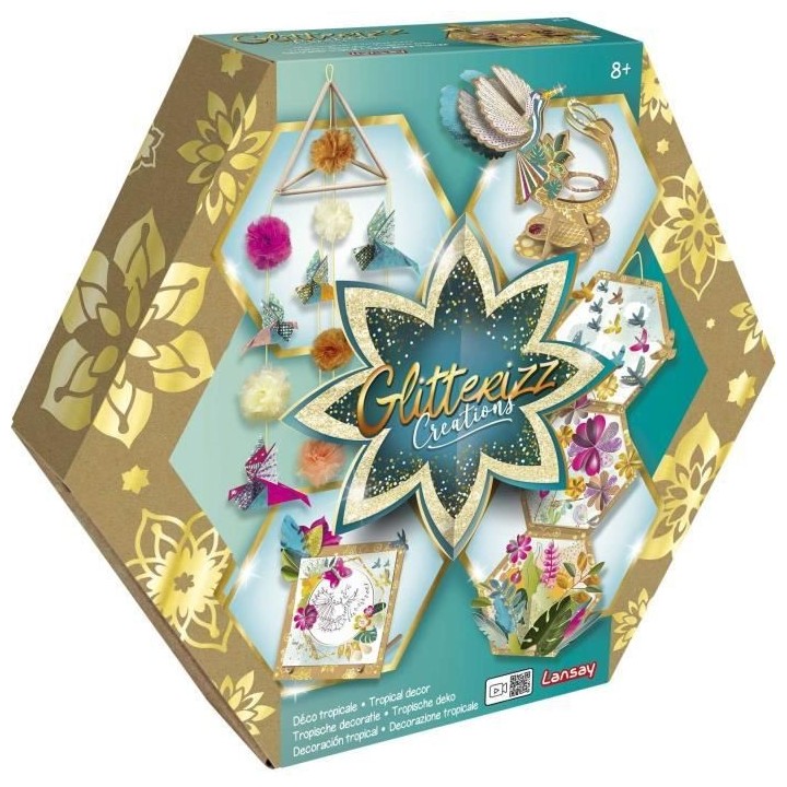 Glitterizz - Déco Tropicale - Activités Artistiques - Travaux Manuel