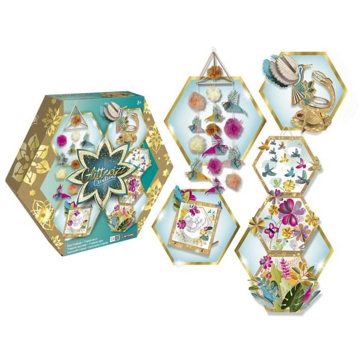 Glitterizz - Déco Tropicale - Activités Artistiques - Travaux Manuel