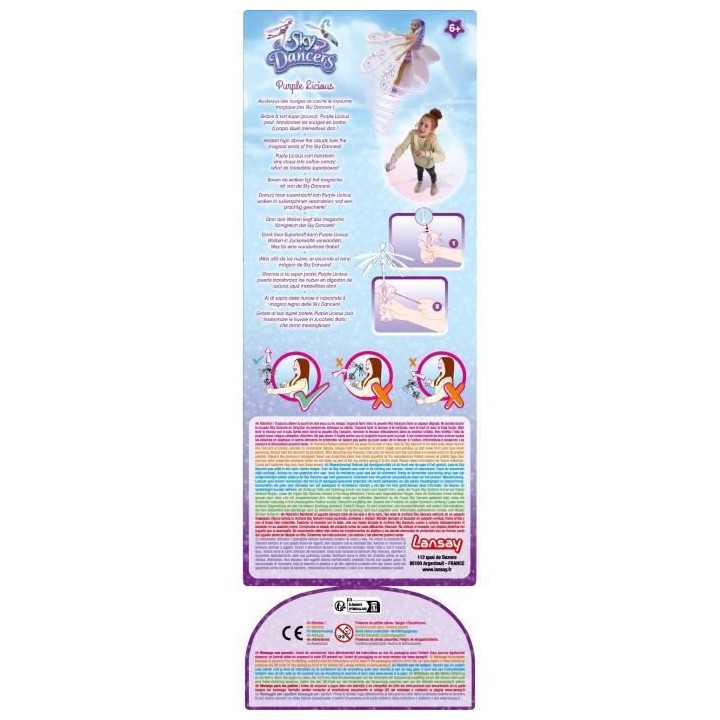 Sky Dancers - Purple Licious - Poupées a Fonction - Des 6 ans - Lansa