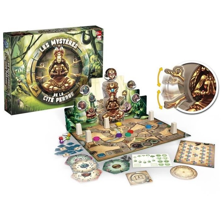Jeux Lansay - Les Mysteres De La Cité Perdue - Jeu de société - Des
