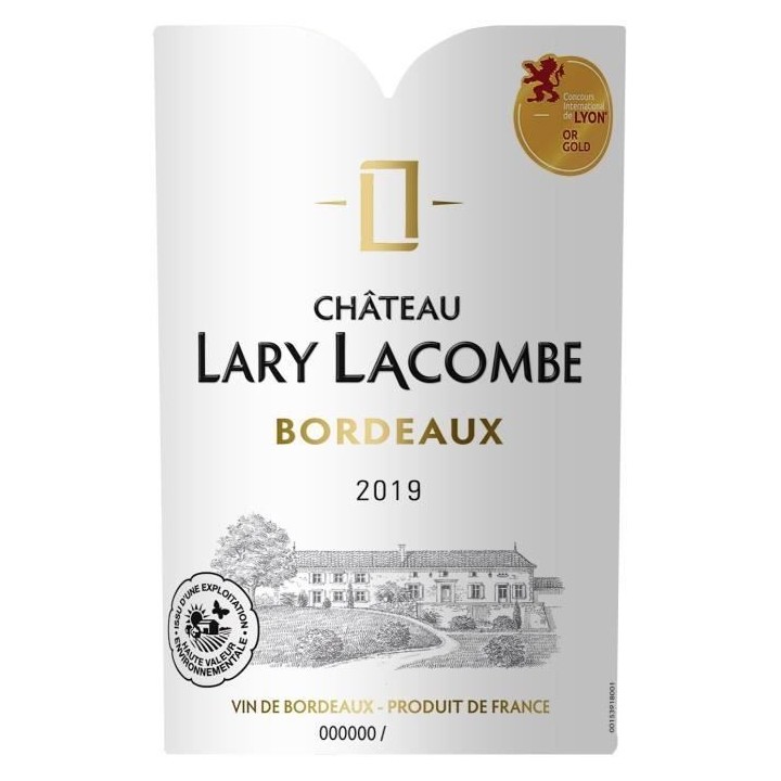 Château Lary Lacombe 2019 Bordeaux - Vin rouge de Bordeaux