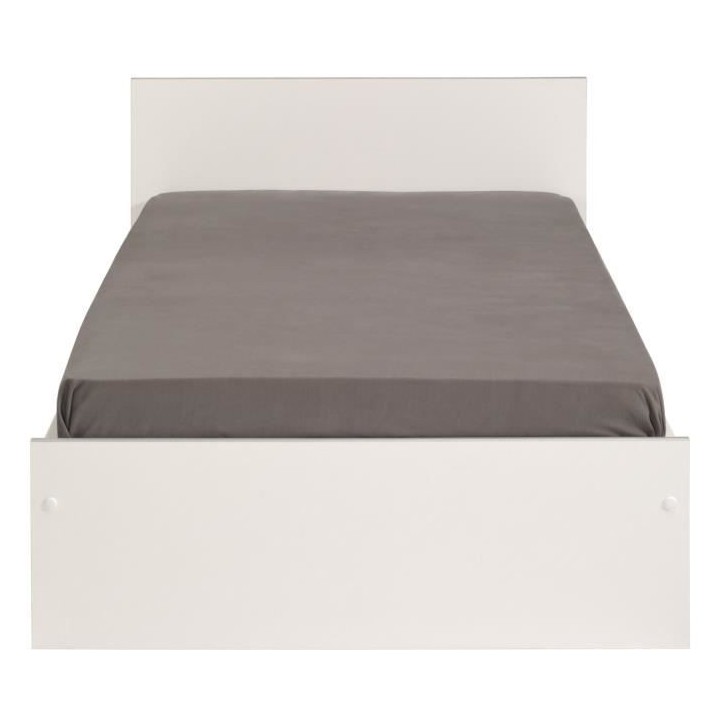 PARISOT SCOOP Lit Enfant l90x L200 cm avec 3 meubles de rangement - Co