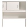 PARISOT SCOOP Lit Enfant l90x L200 cm avec 3 meubles de rangement - Contemporain - Décor blanc