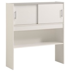 PARISOT SCOOP Lit Enfant l90x L200 cm avec 3 meubles de rangement - Contemporain - Décor blanc