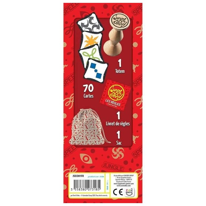 Zygomatic | Jungle Speed | Jeu de société | a partir de 7 ans | 2 a