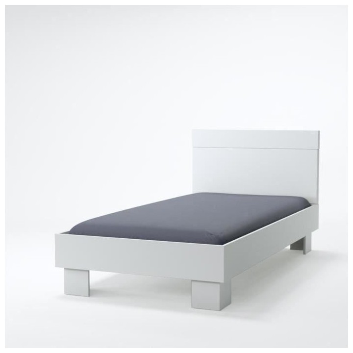 TODAY Drap housse 100% coton - 90 x 190 cm - Canon de fusil TODAY