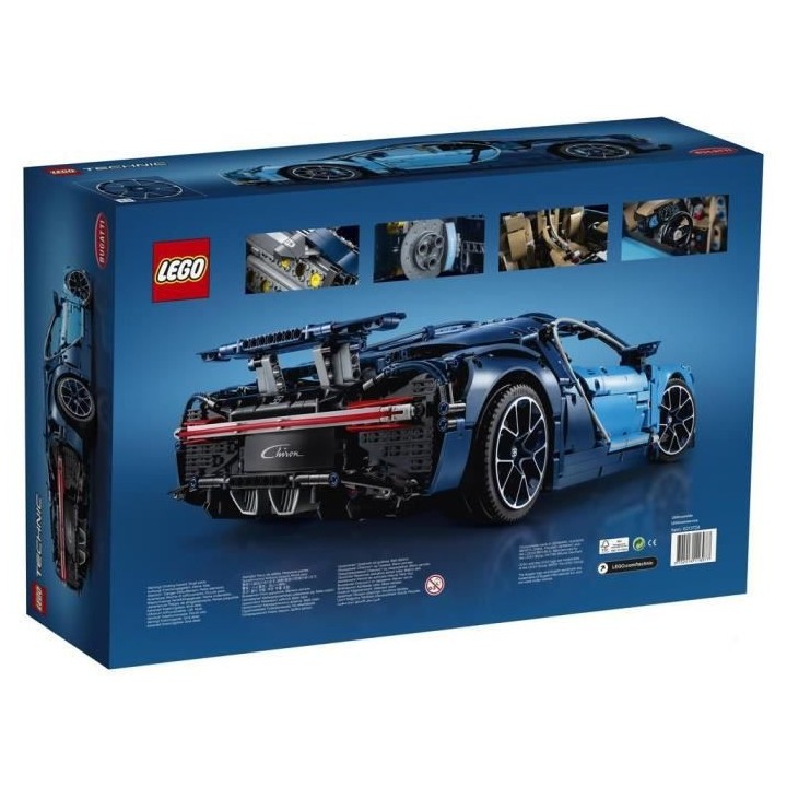 LEGO Technic 42083 Bugatti Chiron, Modele a collectionner exclusif de