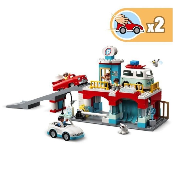 LEGO 10948 DUPLO Le garage et la station de lavage jouet enfant 2+ ans