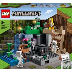 LEGO 21189 Minecraft Le Donjon du Squelette, Jouet Construction, Figurine Squelette avec Accessoires, Grotte