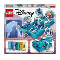 LEGO Disney Princess™ 43189 La Reine des neiges 2 Les aventures d'Elsa et Nokk dans un livre de contes, Jouet créatif pour en