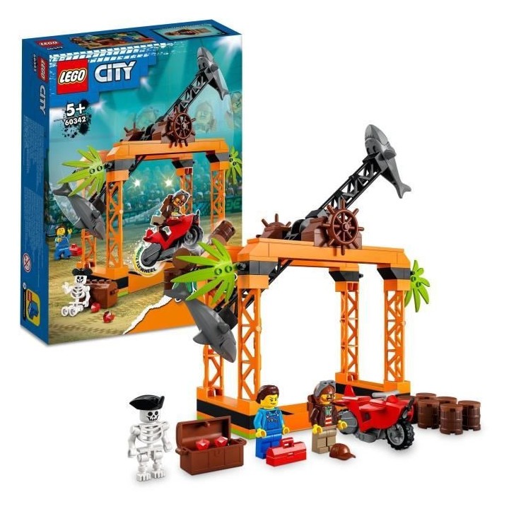 LEGO 60342 City Stuntz Le Défi de Cascade : l'Attaque des Requins, Jo