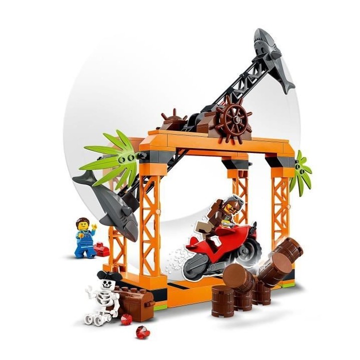 LEGO 60342 City Stuntz Le Défi de Cascade : l'Attaque des Requins, Jo