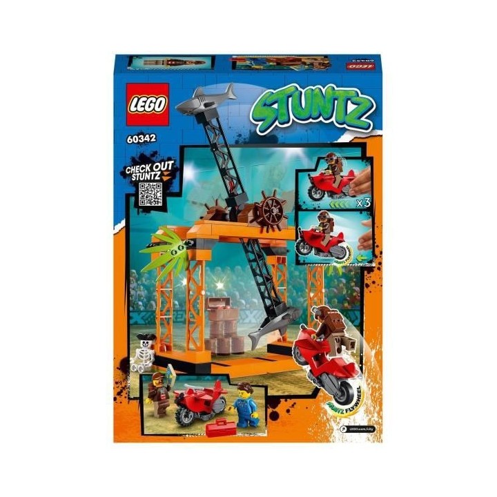 LEGO 60342 City Stuntz Le Défi de Cascade : l'Attaque des Requins, Jo