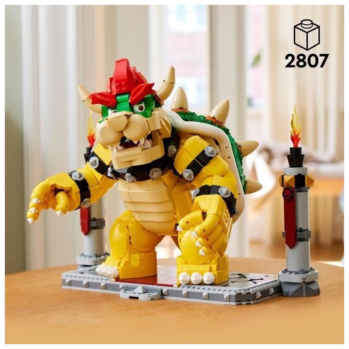 LEGO Super Mario 71411 Le Puissant Bowser, Figurine, Kit de Constructi