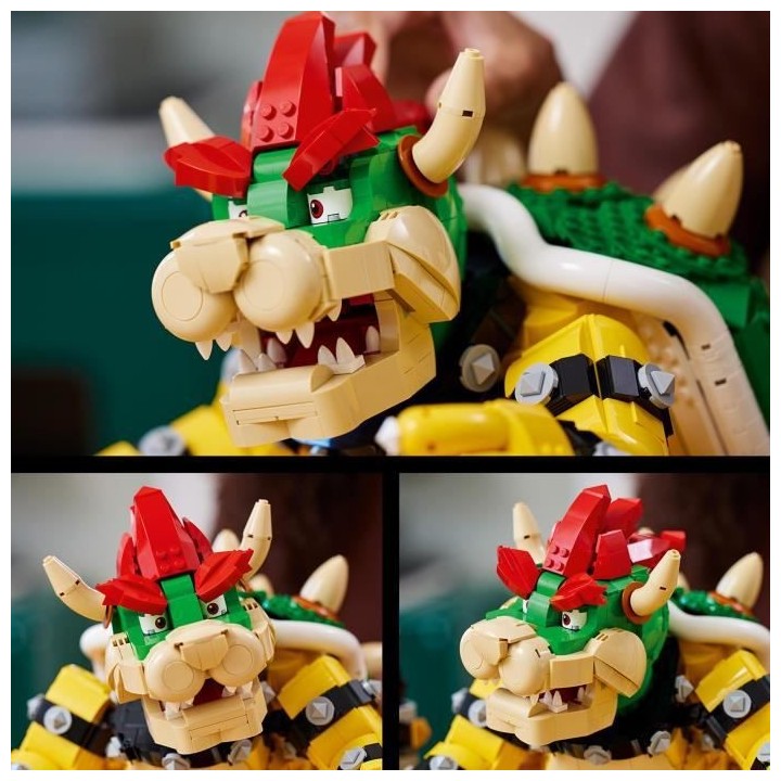 LEGO Super Mario 71411 Le Puissant Bowser, Figurine, Kit de Constructi