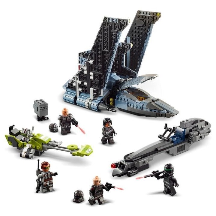 LEGO 75314 Star Wars La Navette d'Attaque du Bad Batch, Jouet pour Enf