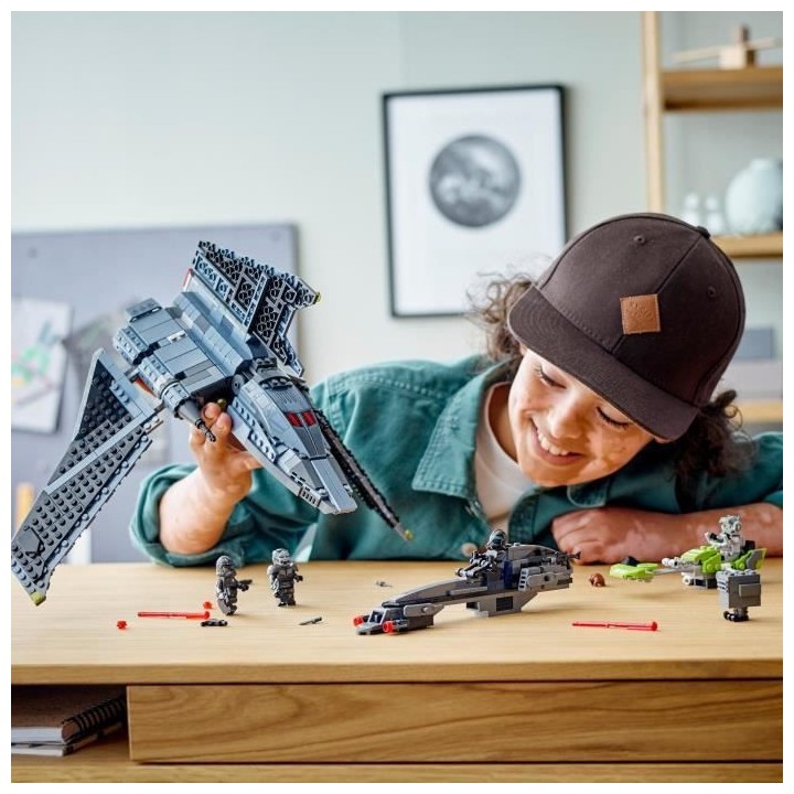 LEGO 75314 Star Wars La Navette d'Attaque du Bad Batch, Jouet pour Enf