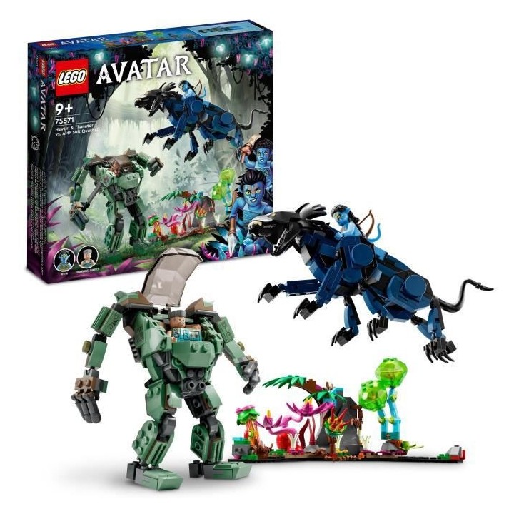 LEGO Avatar 75571 Neytiri et le Thanator vs. Quaritch dans l'Exosquele