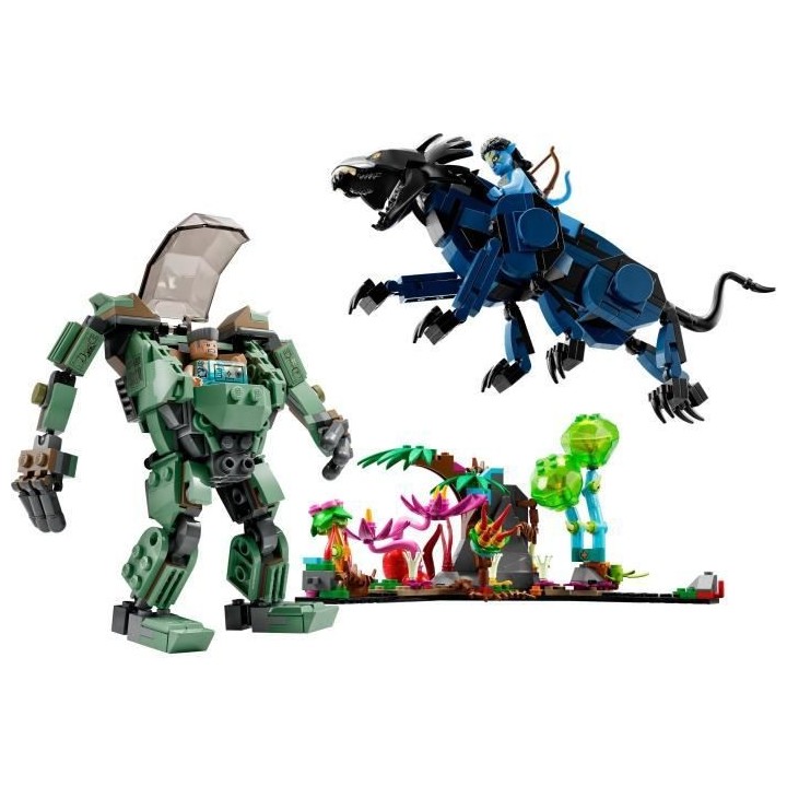 LEGO Avatar 75571 Neytiri et le Thanator vs. Quaritch dans l'Exosquele