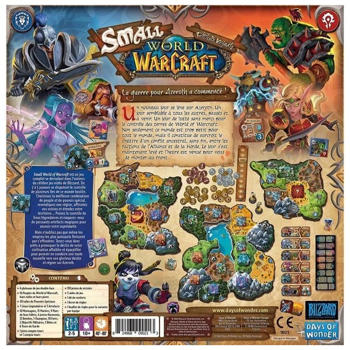 Small World of Warcraft - Asmodee - Jeu de société