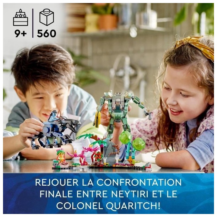 LEGO Avatar 75571 Neytiri et le Thanator vs. Quaritch dans l'Exosquele