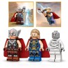 LEGO 76207 Marvel Attaque sur le Nouvel Asgard, avec Figurines de Thor des Avengers et son Marteau, pour Enfants de 7 Ans et Plu