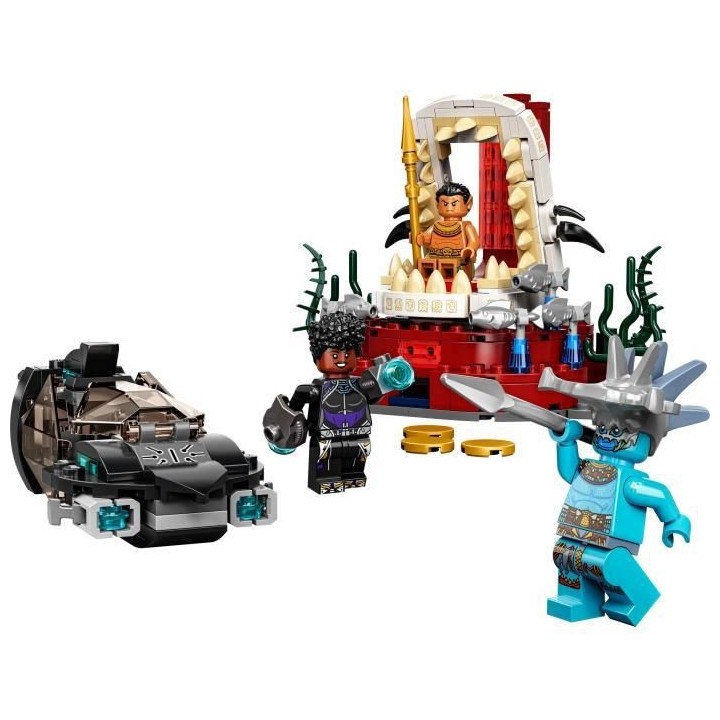 LEGO Marvel 76213 La Salle du Trône du Roi Namor, Jouet Sous-Marin, F