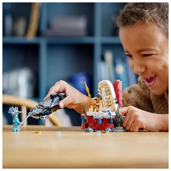 LEGO Marvel 76213 La Salle du Trône du Roi Namor, Jouet Sous-Marin, F