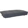 LENA Banquette clic clac 3 places - tissu anthracite - Style contemporain - L 193 x P 92 cm