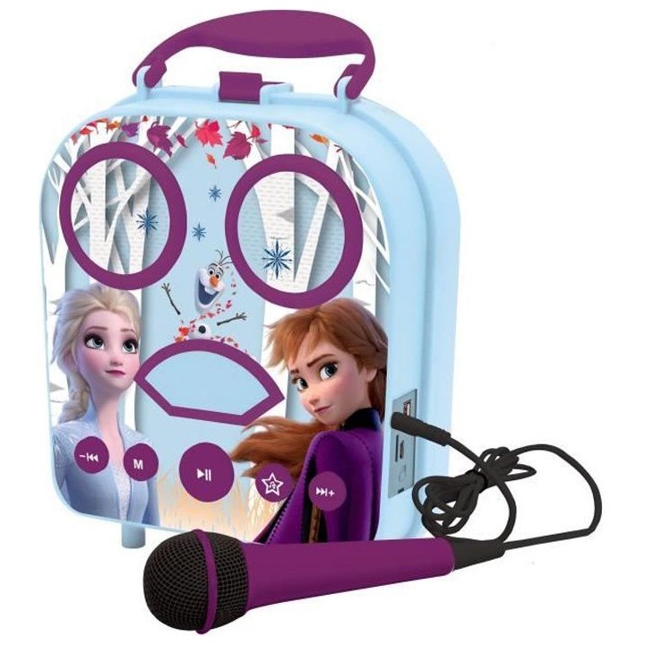 LA REINE DES NEIGES Mon enceinte connectée portable sans fil avec mic