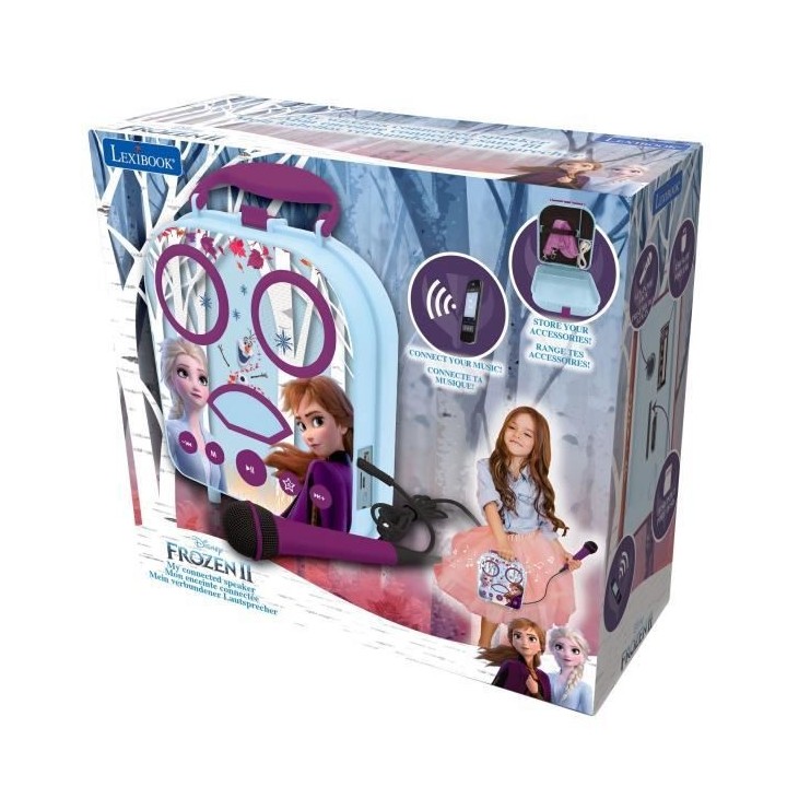 LA REINE DES NEIGES Mon enceinte connectée portable sans fil avec mic