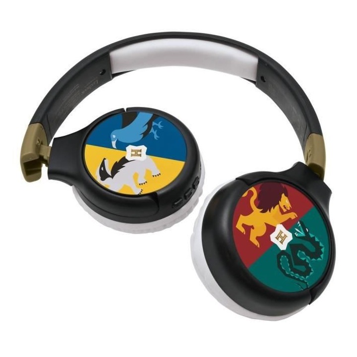 HARRY POTTER - Casque 2 en 1 Bluetooth - Filaire confortable et pliabl