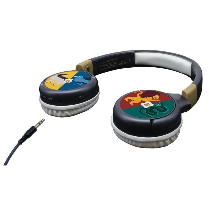 HARRY POTTER - Casque 2 en 1 Bluetooth - Filaire confortable et pliabl