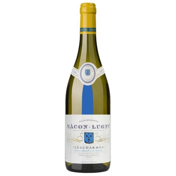 Cave de Lugny Mâcon-lugny Les Charmes - Vin blanc de Bourgogne