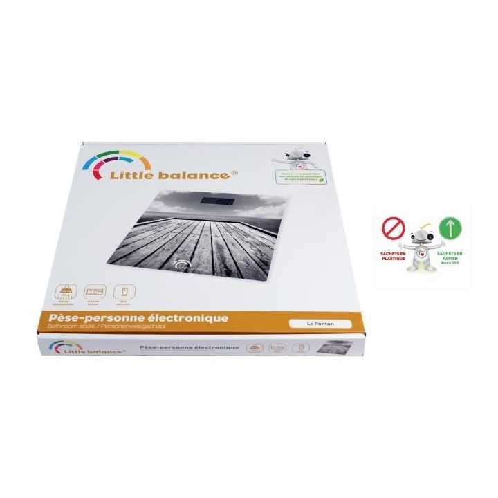 LITTLE BALANCE 8107 Paysage, Pese-personne, balance électronique, 180
