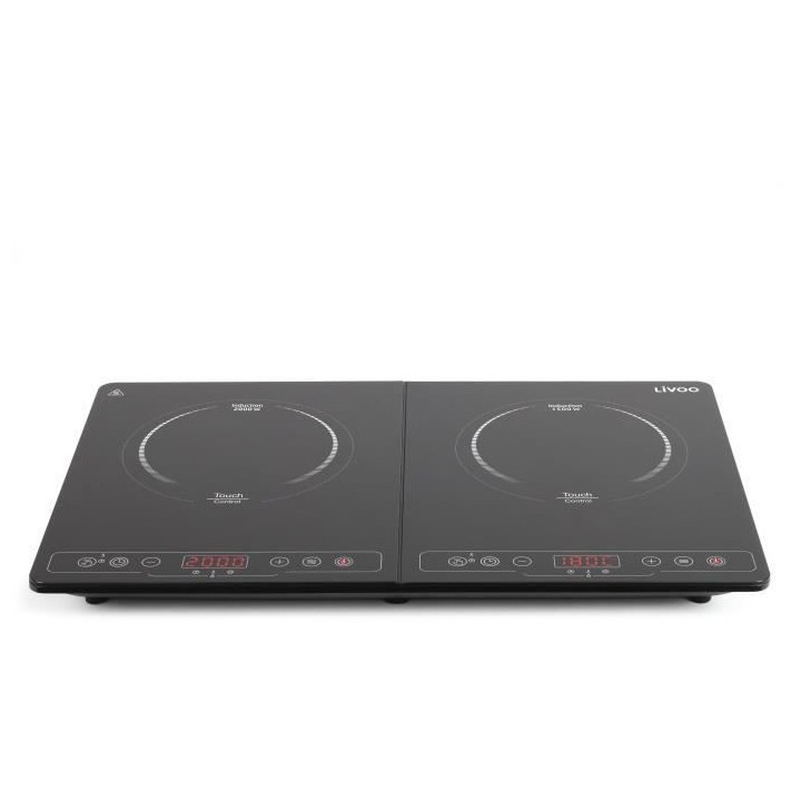 LIVOO DOC236 Plaque a induction Double - 22cm - de 60° a 240° - Noir