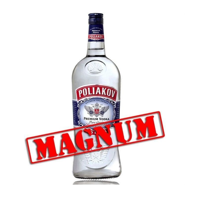 Vodka Poliakov - Vodka Russe - 37,5%vol - 150cl