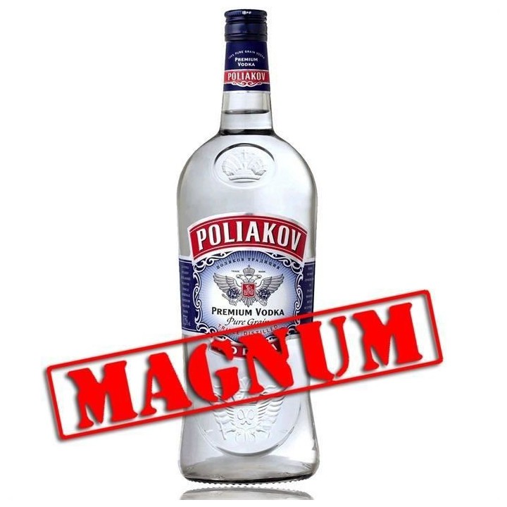 Vodka Poliakov - Vodka Russe - 37,5%vol - 150cl