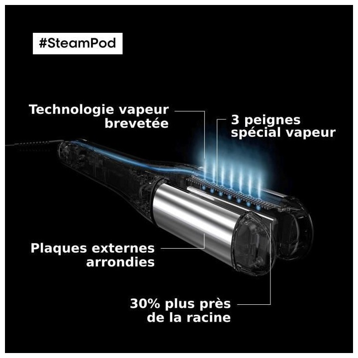 Lisseur-Boucleur Vapeur Professionnel Steampod 4.0 - L'Oréal Professi
