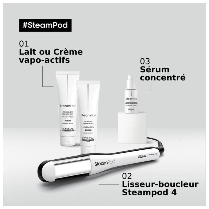 Lisseur-Boucleur Vapeur Professionnel Steampod 4.0 - L'Oréal Professi