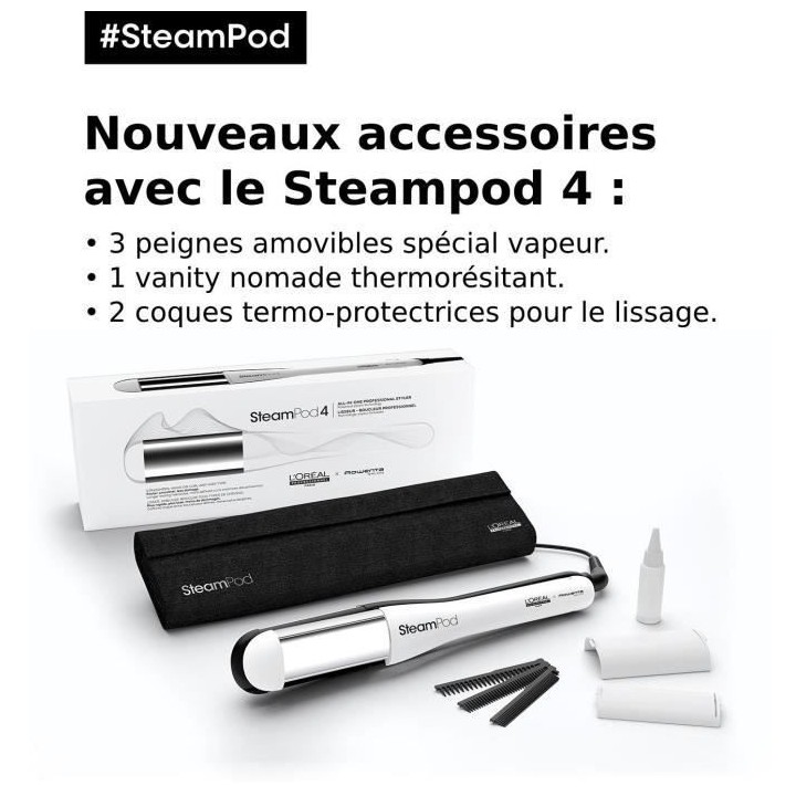 Lisseur-Boucleur Vapeur Professionnel Steampod 4.0 - L'Oréal Professi