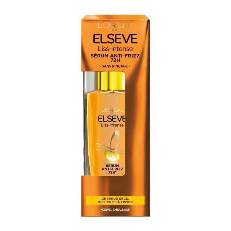 Sérum Lissant Elseve L'OREAL PARIS Liss Intense Anti Frizz - 50 ml